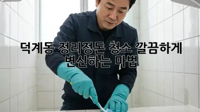 덕계동 정리정돈 청소🧹✨: 깔끔하게 변신하는 마법!